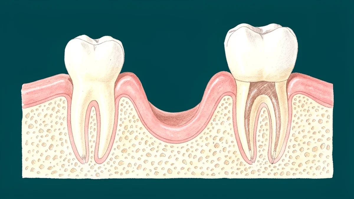 jaw bone loss from missing teeth